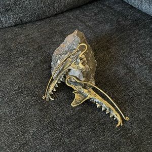 Eleven 44 Brass Coyote Ear Weights